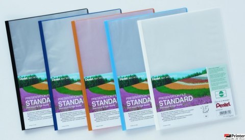 Skoroszyt prezentacyjny, 15 kieszeni czarny DCP3415-A PENTEL Skoroszyt prezentacyjny, 15 kieszeni czarny DCP3415-A PENTEL