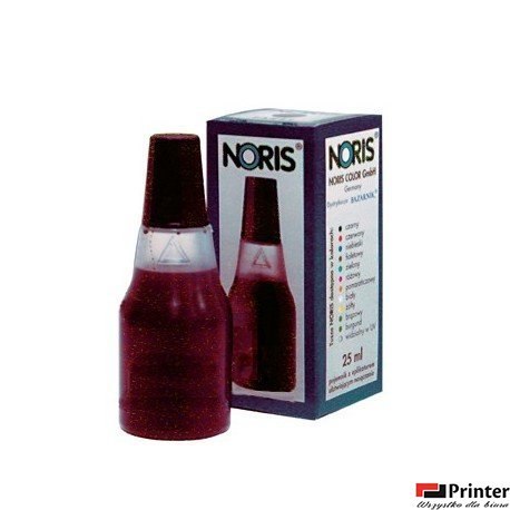 Tusz NORIS 110 czerwony 25ml NO110SCE/10 Tusz NORIS 110 czerwony 25ml NO110SCE/10