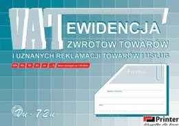 Vu72-u Ewid.VAT zwrot tow.i uznan.reklamacji A4 Michalczyk i Prokop