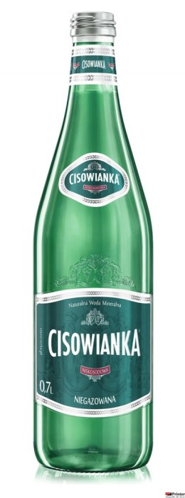 Woda CISOWIANKA 0.7l Classique niegazowana szkło karton 12 szt