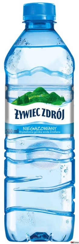 Woda ŻYWIEC ZDRÓJ 0.5l niegazowana zgrzewka 12 szt.