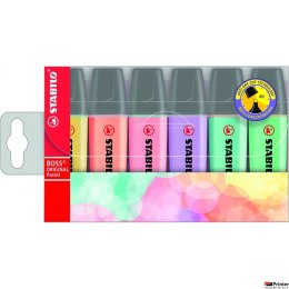 Zakreślacz STABILO BOSS 6szt. w etui 70/6