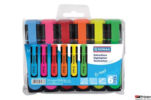 Zakreślacz Textmarker 6szt-mix BIELLA 7358906PL-99 Zakreślacz Textmarker 6szt-mix BIELLA 7358906PL-99