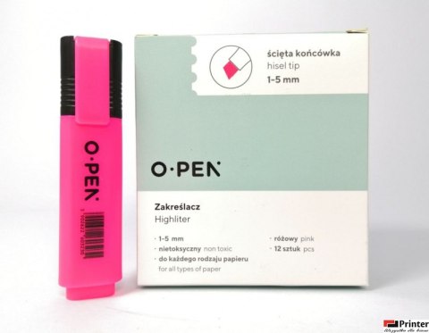Zakreślacz różowy DH106 OPEN Zakreślacz różowy DH106 OPEN