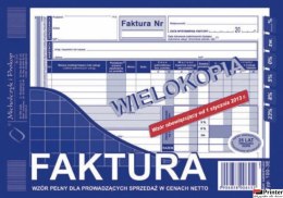 100-3E Faktura VAT A5 wielokopia MICHALCZYK i PROKOP