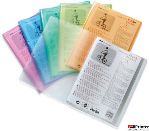 Album ofertowy CLEAR, 20 koszulek transparentny DCF242-T PENTEL Album ofertowy CLEAR, 20 koszulek transparentny DCF242-T PENTEL