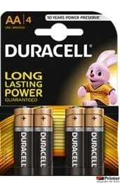 Bateria DURACELL alkaliczna BASIC LR06/AA K4 (4szt) 4520103 Bateria DURACELL alkaliczna BASIC LR06/AA K4 (4szt) 4520103