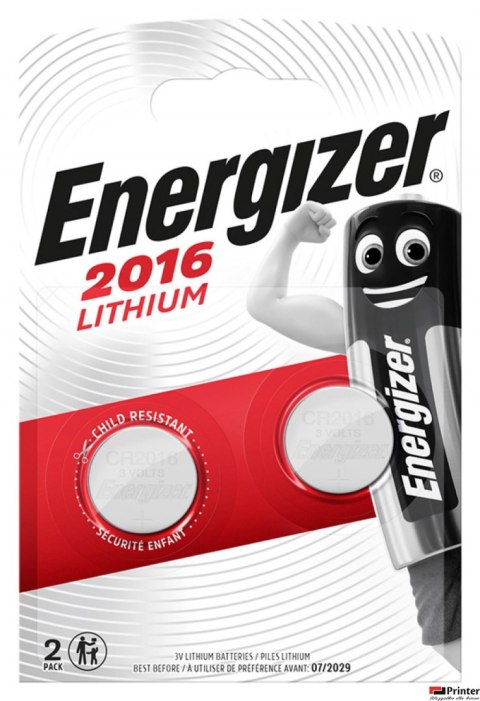 Bateria ENERGIZER CR2016 (2szt.) Bateria ENERGIZER CR2016 (2szt.)