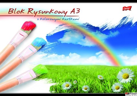 Blok rysunkowy kolor A3 16 kartek UNIPAP Blok rysunkowy kolor A3 16 kartek UNIPAP