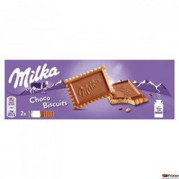 Ciastka MILKA CHOCO BISCUIT herbatniki z czekoladą mleczną z mleka alpejskiego 150g