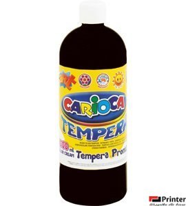 Farba tempera 1000 ml, czarny CARIOCA 170-1443/170-2642 Farba tempera 1000 ml, czarny CARIOCA 170-1443/170-2642