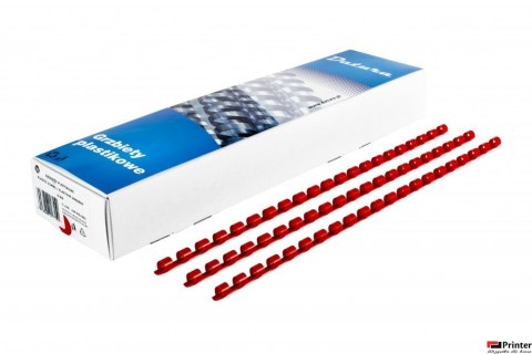 Grzbiet do bindowania DOTTS 10mm (100szt) czerwony Grzbiet do bindowania DOTTS 10mm (100szt) czerwony