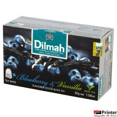 Herbata DILMAH JAGODY I WANILII 20T 85026 (20 saszetek)