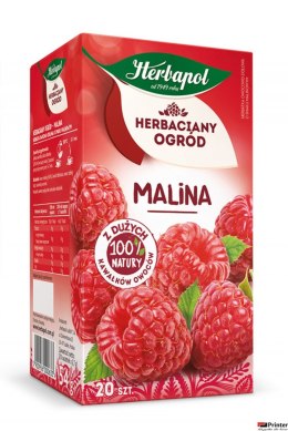 Herbata HERBAPOL HERBACIANY OGRÓD Malina (20 saszetek)