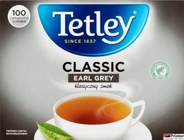 Herbata TETLEY CLASSIC EARL GREY czarna 100 saszetek bez zawieszki