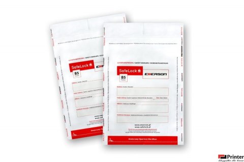 Koperty bezpieczne B4 białe 100szt. ikb250385Btk100 EMERSON Koperty bezpieczne B4 białe 100szt. ikb250385Btk100 EMERSON