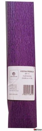 Krepina PREMIUM 113 purpura 200x50cm 8559 INTERDRUK