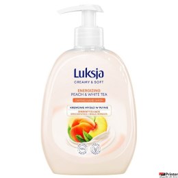 LUKSJA Mydło w płynie z dozownikiem 500 ml Peach&White Tea