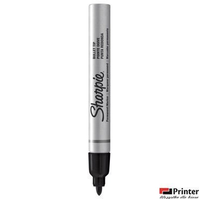 Marker permanentny Sharpie Metal small okrągły czarny S0945720