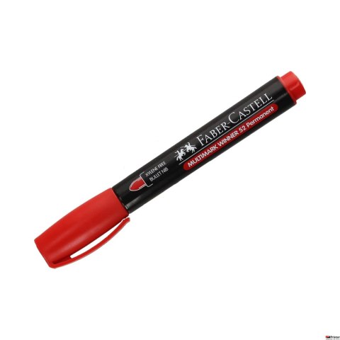 Marker permanentny ścięta końcówka FC157921 czerwony FABER CASTEL Marker permanentny ścięta końcówka FC157921 czerwony FABER CASTEL