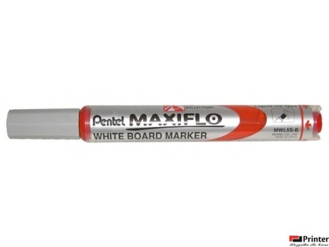 Marker suchościeralny czerwony MWL5SB PENTEL MAXIFLO (z tłoczkiem) Marker suchościeralny czerwony MWL5SB PENTEL MAXIFLO (z tłoczkiem)