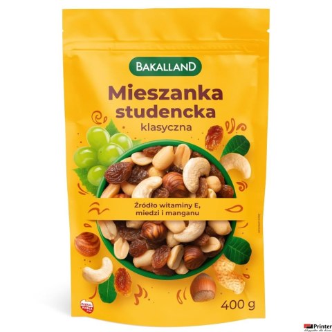 Mieszanka Studencka Klasyczna 400g BAKALLAND