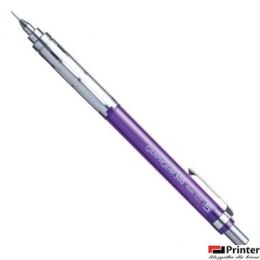 Ołówek automatyczny Pentel 0,5 mm GRAPHGEAR 300 transparentny fioletowy PG315-TVX