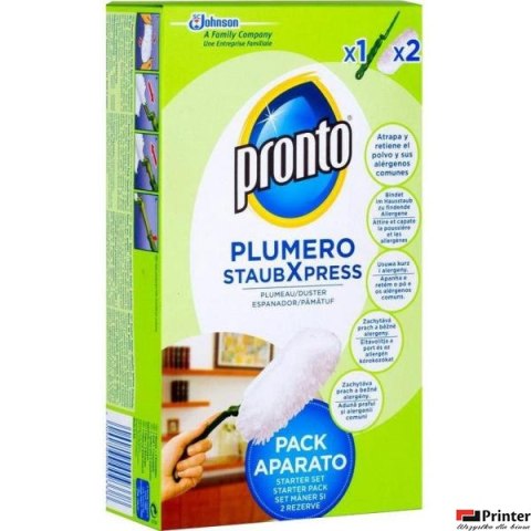 PRONTO DUSTER do usuwania kurzu (1 miotełka + 2 wkłady) 09338