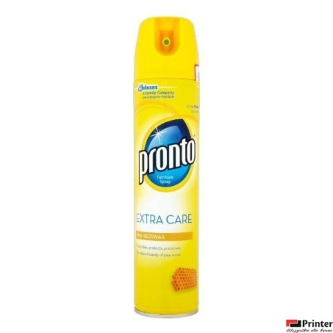 PRONTO Spray przeciw kurzowi z woskiem pszczelim 250ml 10498 PRONTO Spray przeciw kurzowi z woskiem pszczelim 250ml 10498