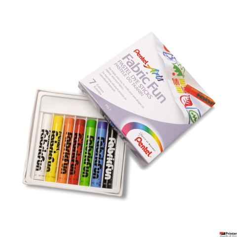 Pastele do tkanin / Zestaw z torbą PTS7-BN15-T PENTEL Pastele do tkanin / Zestaw z torbą PTS7-BN15-T PENTEL