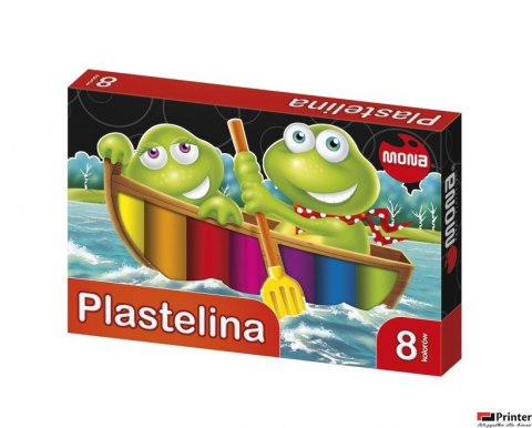 Plastelina MONA 8 kolorów 0340 ST.MAJEWSKI Plastelina MONA 8 kolorów 0340 ST.MAJEWSKI