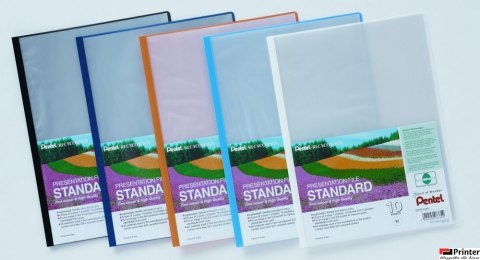 Skoroszyt prezentacyjny, 10 kieszeni błękitny DCP2410-S PENTEL Skoroszyt prezentacyjny, 10 kieszeni błękitny DCP2410-S PENTEL