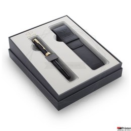 Zestaw podarunkowy SONNET BLACK GT Pióro wieczne M 1931495+ z etui PARKER 2121710 SALE