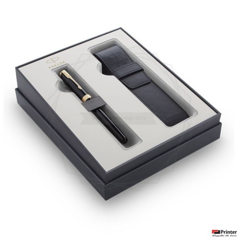 Zestaw podarunkowy SONNET BLACK GT Pióro wieczne M 1931495+ z etui PARKER 2121710 SALE Zestaw podarunkowy SONNET BLACK GT Pióro wieczne M 1931495+ z etui PARKER 2121710 SALE