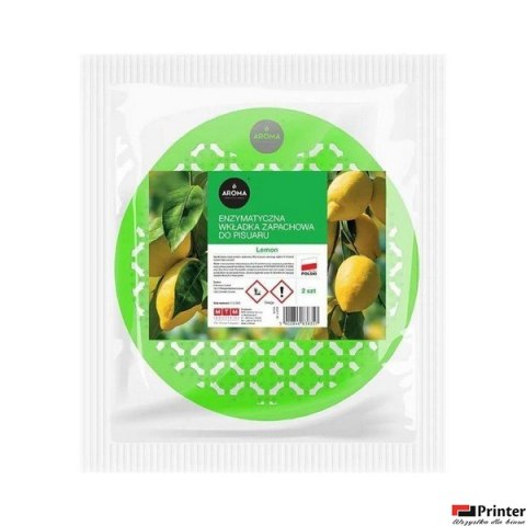 AROMA Enzymatyczna wkładka zapachowa do pisuaru 2 szt. Lemon AROMA Enzymatyczna wkładka zapachowa do pisuaru 2 szt. Lemon