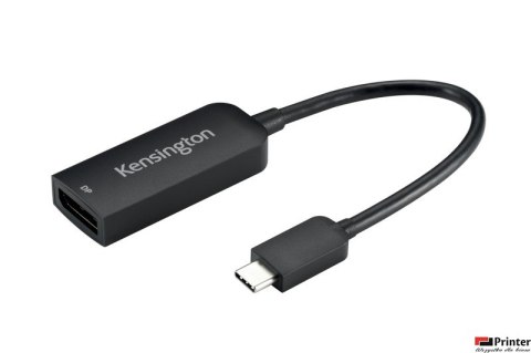 Adapter Kensington CV5000DP, z Display Port na USB-C, 4K/8K K34680WW Adapter Kensington CV5000DP, z Display Port na USB-C, 4K/8K K34680WW