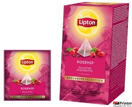 Herbata LIPTON PIRAMID DZIKA RÓŻA Exclusive Selection 25 kopert