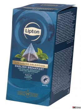 Herbata LIPTON PIRAMID ENGLISH BREAKFAST Exclusive Selection 25 kopert