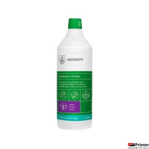 MEDICLEAN 110 Floor koncentra do mycia i pielęgnacji wodoodpornych podłóg 1L (owoce leśne) MEDICLEAN 110 Floor koncentra do mycia i pielęgnacji wodoodpornych podłóg 1L (owoce leśne)