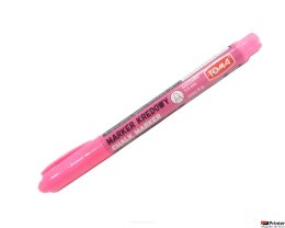 Marker kredowy, końcówka okrągła 1,5mm, 6g tuszu różowy TO-293 Toma