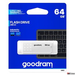 Pamięć USB GOODRAM 64GB UME2 biały USB 2.0 UME2-0640W0R11