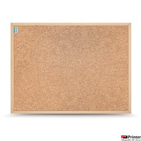 Tablica korkowa MEMOBE SMART, rama drewniana, 60x40 cm Tablica korkowa MEMOBE SMART, rama drewniana, 60x40 cm