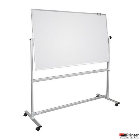 Tablica suchościeralno-magnetyczna ceramiczna obrotowo-jezdna biała 100 x 200 cm, TOS1020P3 2x3 Tablica suchościeralno-magnetyczna ceramiczna obrotowo-jezdna biała 100 x 200 cm, TOS1020P3 2x3
