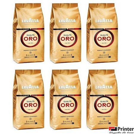 Kawa LAVAZZA QUALITA ORO 1kg ziarnista (6szt.) Kawa LAVAZZA QUALITA ORO 1kg ziarnista (6szt.)