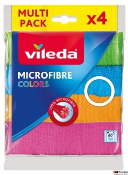 VILEDA Colors Ściereczki z mikrofibry 4 sztuki