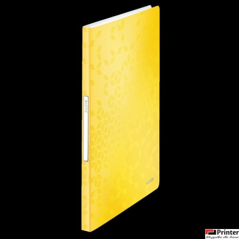 Album ofertowy 40 koszulek PP Leitz WOW, żółty 46320016 Album ofertowy 40 koszulek PP Leitz WOW, żółty 46320016