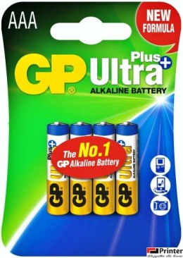 Bateria alkaliczna GP ULTRA PLUS LR03 AAA 1,5V (4) 24AUP-U4 (X)