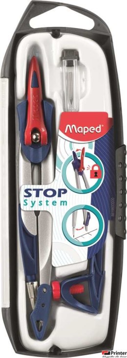 Cyrkiel MAPED STOP system z uniwersalnym uchwytem 196100