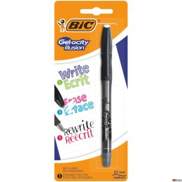 Długopis wymazywalny BIC Gel-ocity Illusion czarny Blister 1szt, 943453