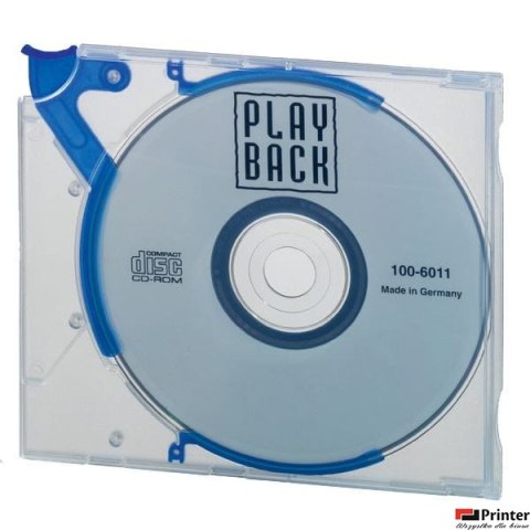 Etui STANDART na CD 528806 niebieski (10szt.) QUICKFLIP STANDARD Etui STANDART na CD 528806 niebieski (10szt.) QUICKFLIP STANDARD